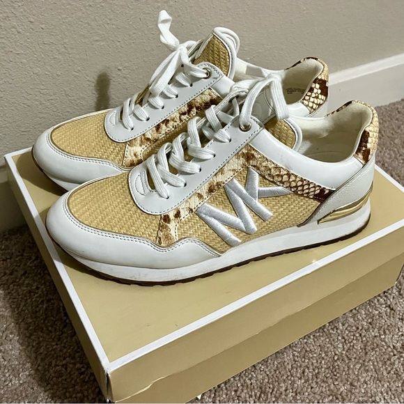 Michael Kors Women's Maddy trainer Rafia - Picture 1 of 5